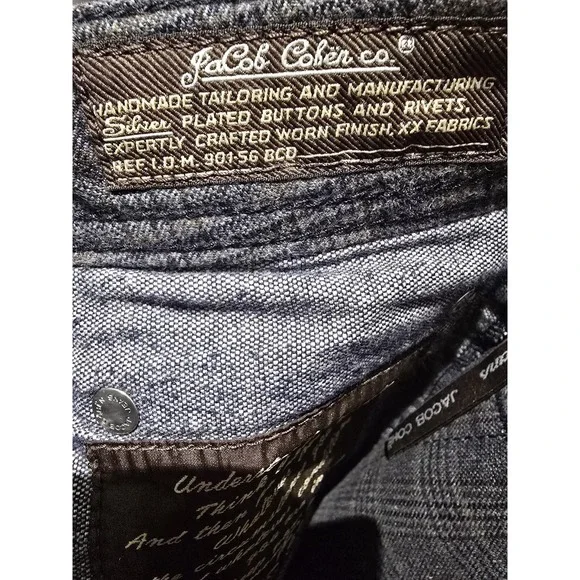 Jacob Cohen Mens Pants, Handmade In Italy, 100 Pima Cotton, 31x28, Type 622.